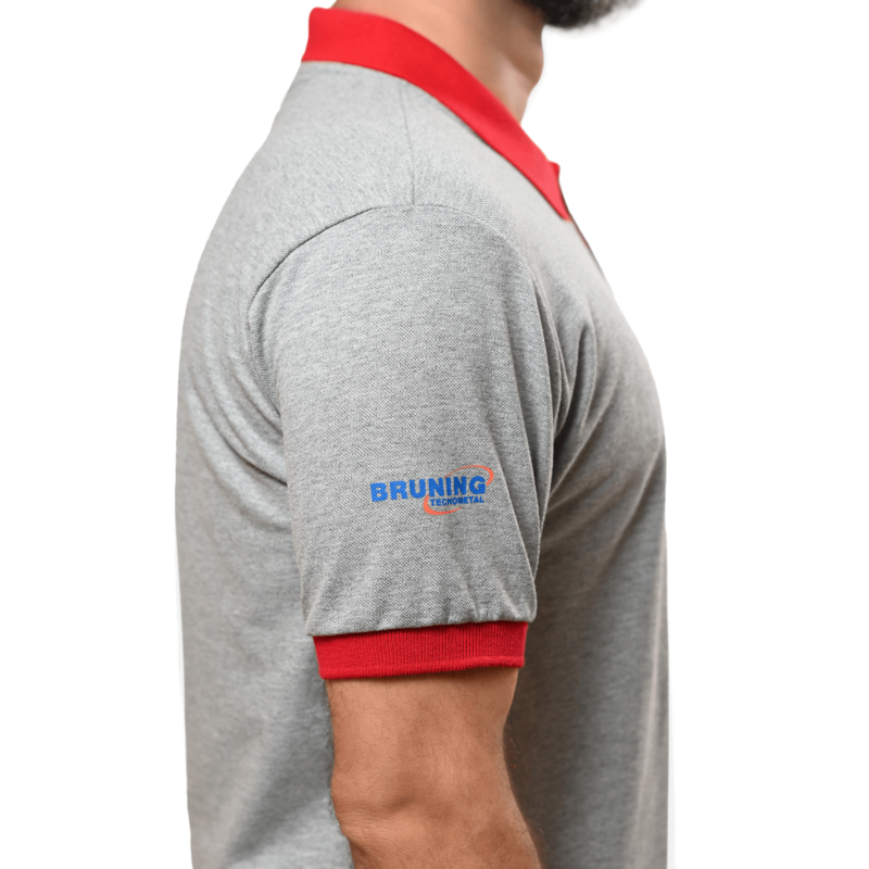 Camiseta Polo Masculina Cor: Vermelho; Unidade: Rodoviario