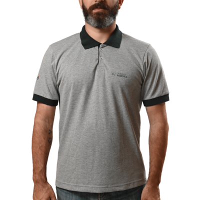 Camiseta Polo Masculina Cor: Verde; Unidade: Agrícola
