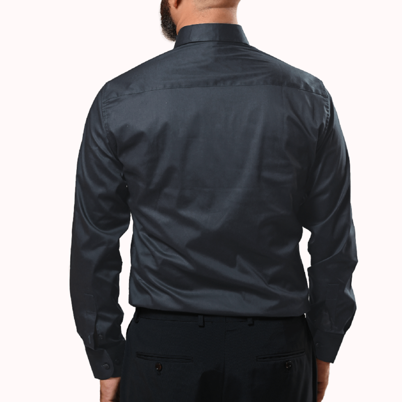 Camisa Social Masculina Grafite