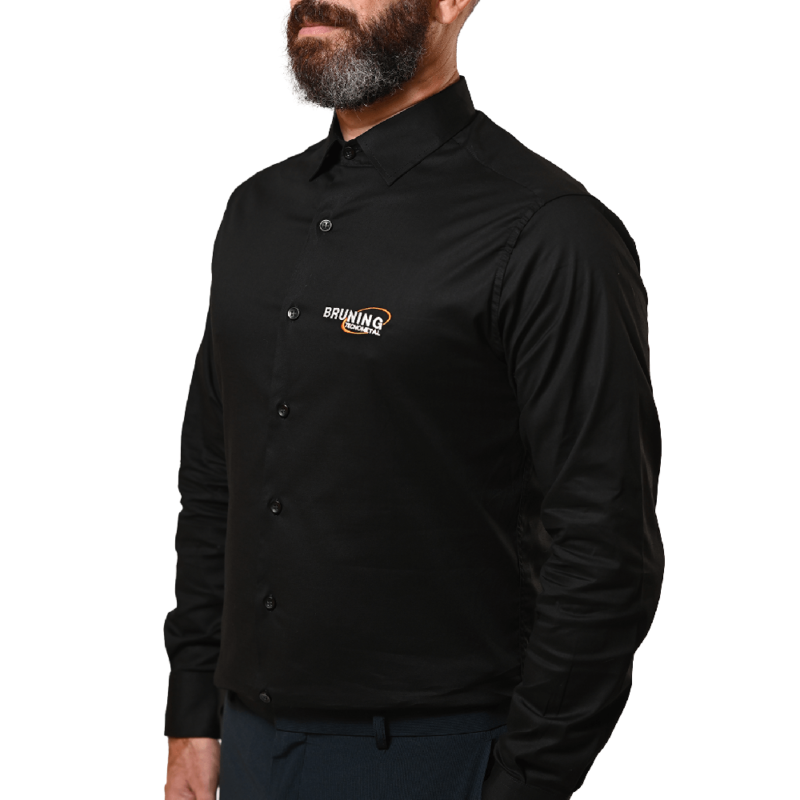 Camisa Social Masculina Preta