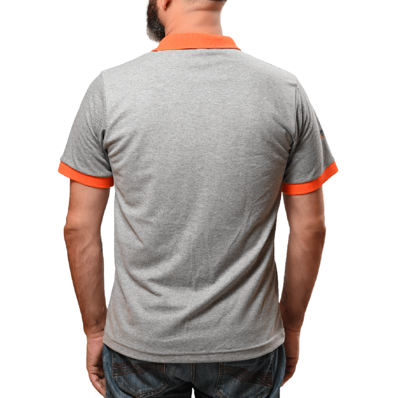 Camiseta Polo Masculina Cor: Laranja; Unidade: Corporativo